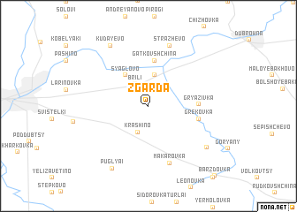 map of Zgarda