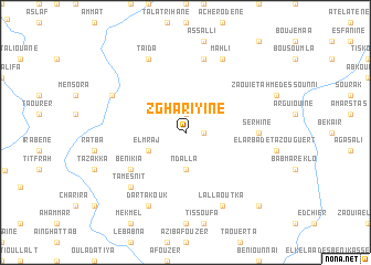 map of Zghariyine