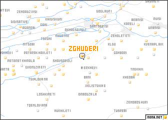 map of Zghuderi