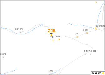 map of Zgil