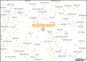 map of Zgjupë-Kodër