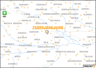 map of Zgornja Hajdina