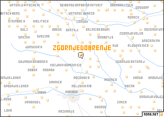 map of Zgornje Dobrenje