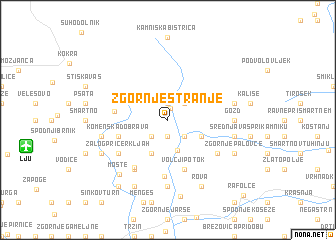 map of Zgornje Stranje