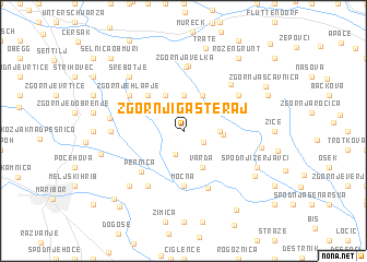 map of Zgornji Gasteraj