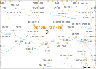 map of Zgornji Slemen