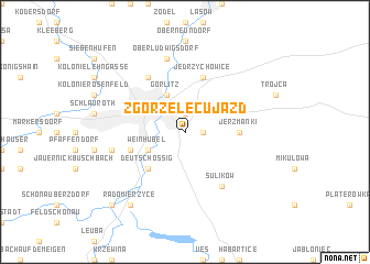 map of Zgorzelec Ujazd