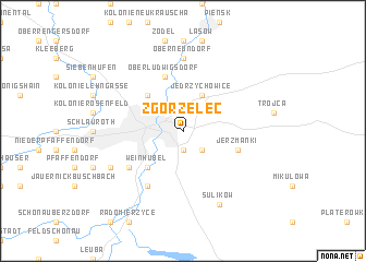 map of Zgorzelec