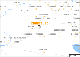 map of Zgorzelec