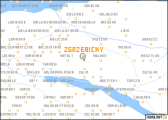 map of Zgrzebichy