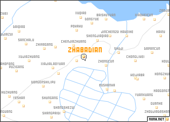 map of Zhabadian