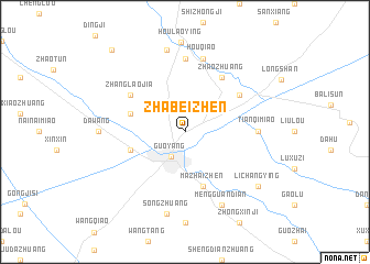 map of Zhabeizhen