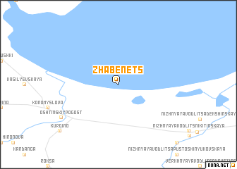 map of Zhabenets