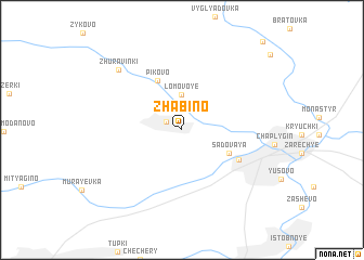 map of Zhabino