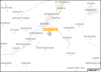 map of Zhabino