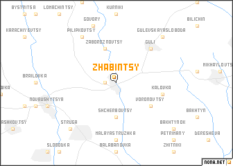 map of Zhabintsy