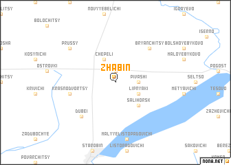map of Zhabin