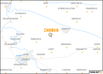 map of Zhabka