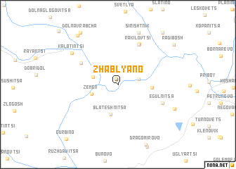 map of Zhablyano