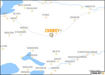 map of Zhabny