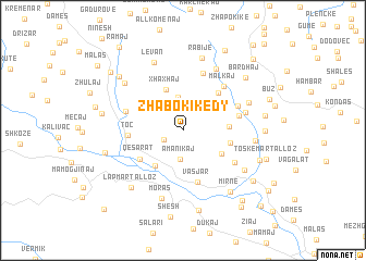 map of Zhabokikë-Dy