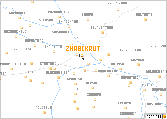 map of Zhabokrŭt