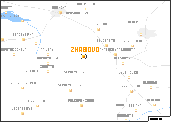 map of Zhabovo