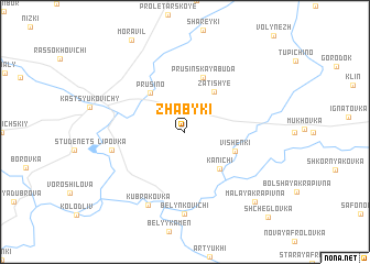 map of Zhabyki