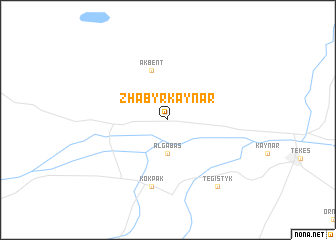 map of Zhabyrkaynar