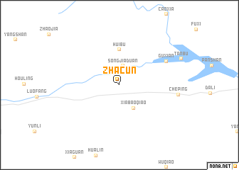 map of Zhacun