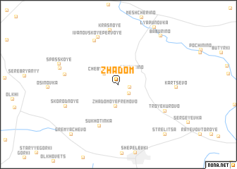 map of Zhadom