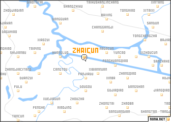 map of Zhaicun