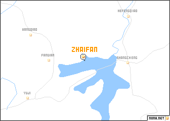 map of Zhaifan