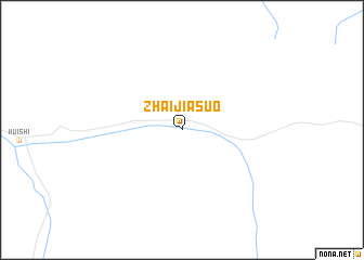 map of Zhaijiasuo