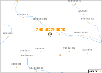 map of Zhaijiazhuang
