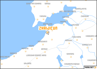 map of Zhaijicun