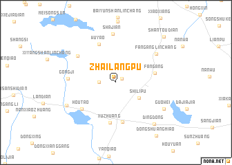 map of Zhailangpu