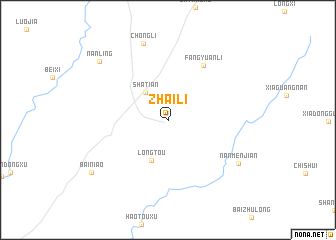 map of Zhaili