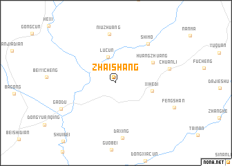 map of Zhaishang