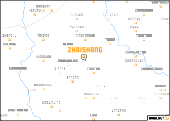 map of Zhaishang