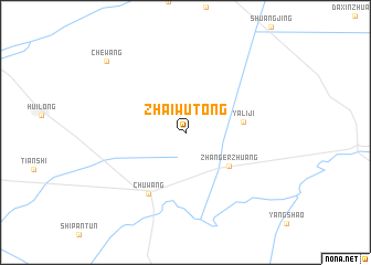 map of Zhaiwutong