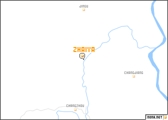 map of Zhaiya