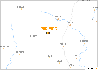map of Zhaiying