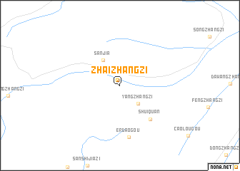 map of Zhaizhangzi