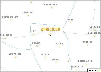 map of Zhaizicun