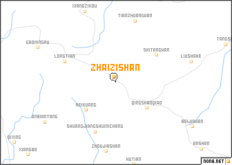 map of Zhaizishan