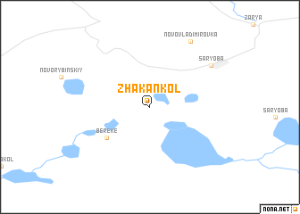 map of Zhakankolʼ