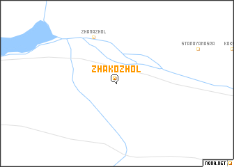 map of Zhakozhol