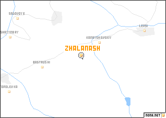 map of Zhalanash
