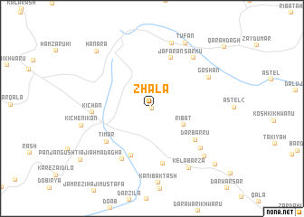 map of Zhāla